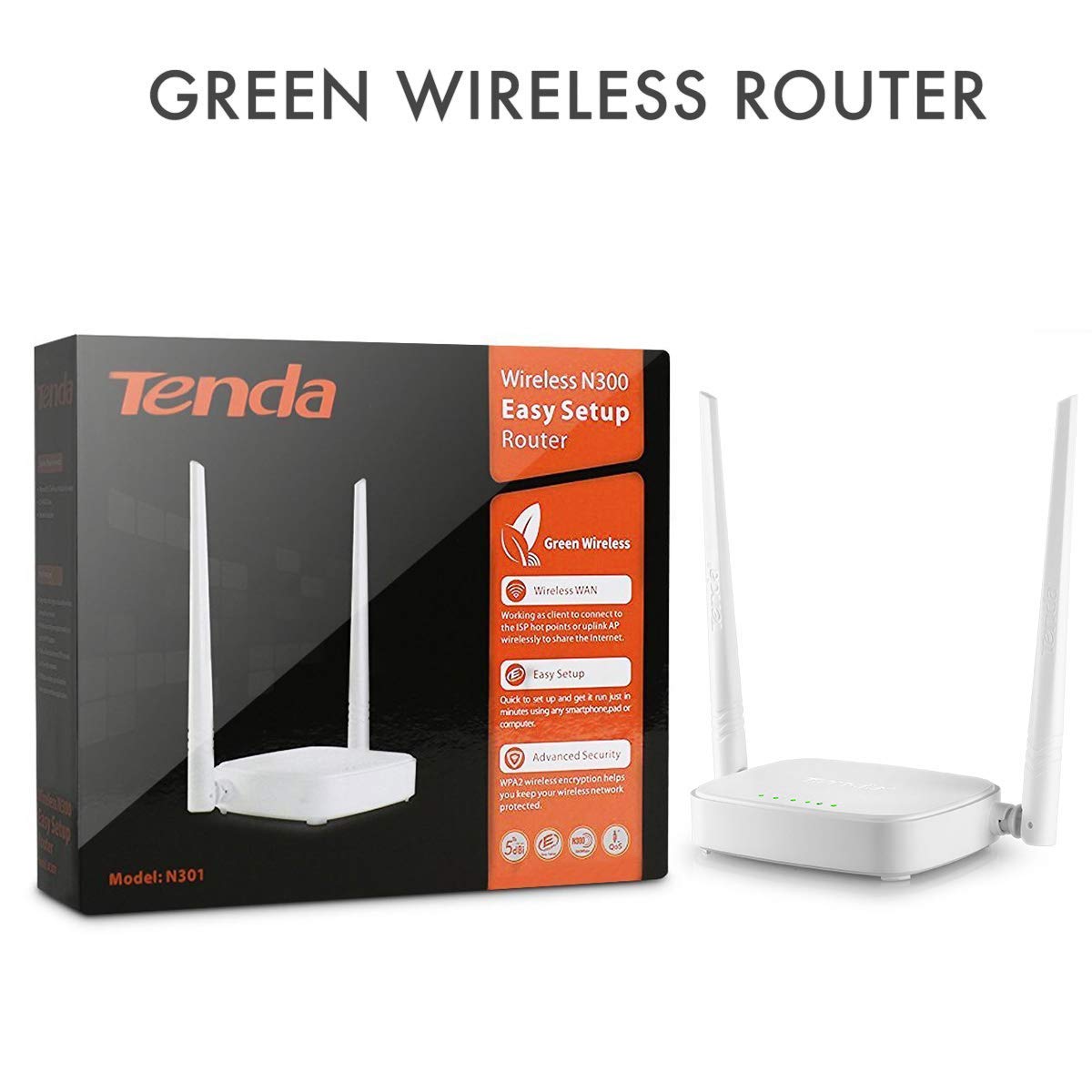 Tenda N301 Wireless 4In1 Extender Router 300MBPS Repeater